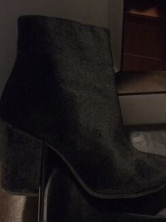 Ботильоны бархатные 37 р