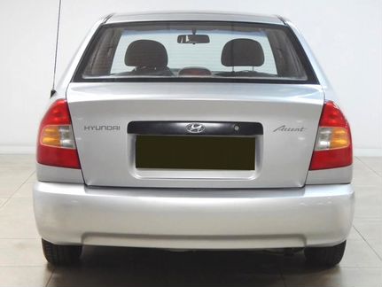 Задний бампер для Hyundai Akcent /Хендай Акцент