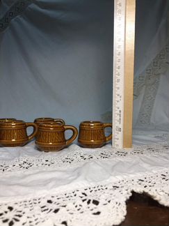 Набор разливной бочонок кружку мини Керамика винта