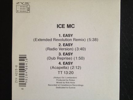 ICE MC (два фирменных CD-сингла)