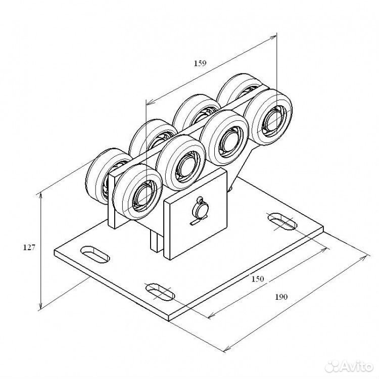 Accessories for sliding gates