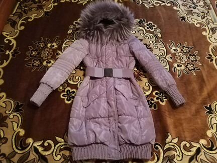 Пальто зимнее на синтепоне р. 44