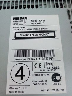 Штатная магнитола Nissan