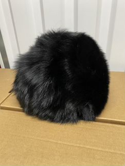 Шапка Yves Salomon оригинал мех Лисы