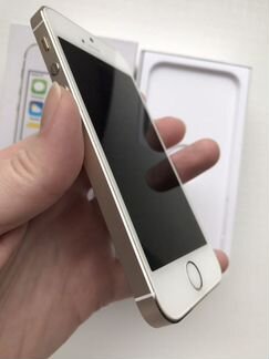 iPhone 5s 32gb gold оригинал+наушники+кабель+чехол