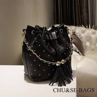 Чёрная кожаная сумка новая Zara