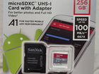 SD карта Sandisk 256gb (новая. гарантия 10 лет)