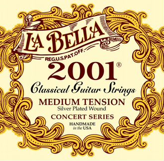 Нейлоновые струны La Bella 2001 Medium