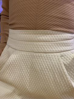 Юбка черная бежевая