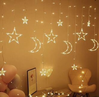 Гирлянда со звёздами