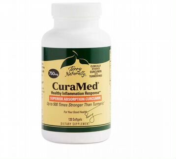 Куркума Куркумин CuraMed 750мг. 120шт Terry Natura