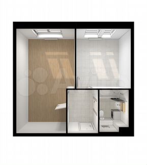 1-к квартира, 39.3 м², 6/22 эт.