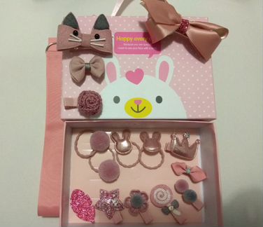 Новый набор заколок и резинок