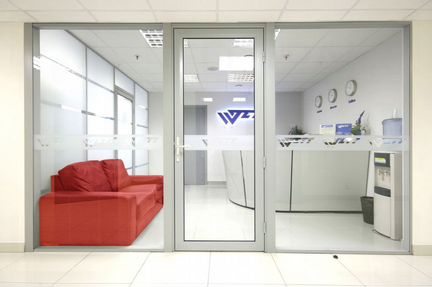 Перегородки из стекла