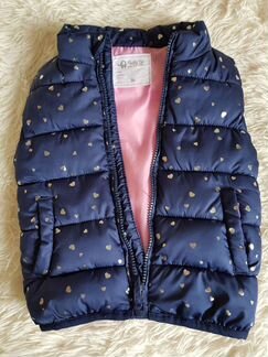 Жилет тёплый для девочки р. 86-92