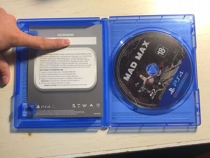 Mad max ps4 диск