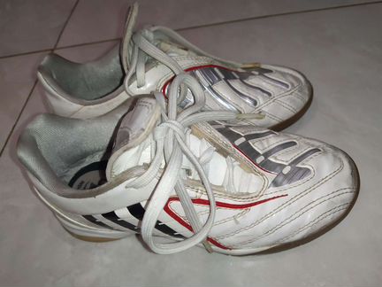 Кроссовки бутсы Adidas оригинал кожаные