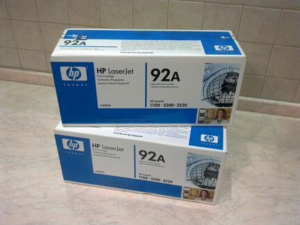 Картридж HP LaserJet C4092A оригинал (новый) 2шт