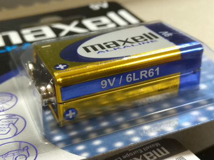 Батарейка крона корунд Maxell 9v