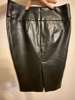 Юбка-карандаш из искусственной кожи Zara