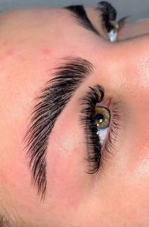 Ламинирование ресниц и бровей