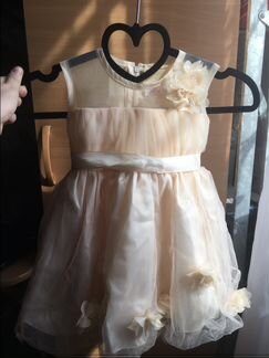 Платье детское кремовое/ бежевое