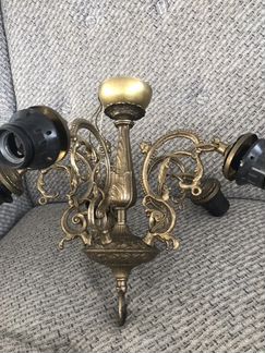 Люстра бронза