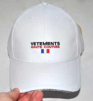 Кепка / бейсболка / Vetements / новая (белая)