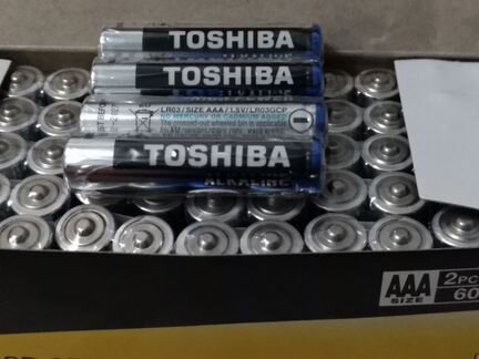 Щелочная батарейка Toshiba LR03 1,5V