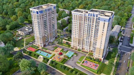 2-к квартира, 62.3 м², 18/19 эт.