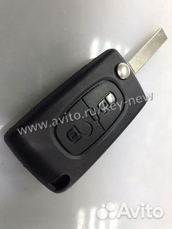 Ключ зажигания Peugeot 408 две кнопки Fsk