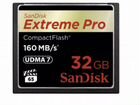 Карта памяти compact flash Sandisk Extreme pro 32