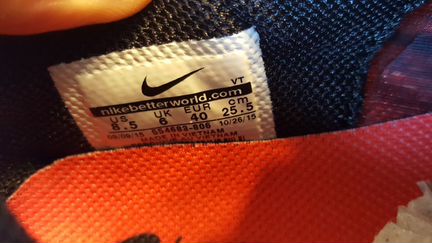 W кроссовки nike lunaracer +3 us-8.5 RU-39