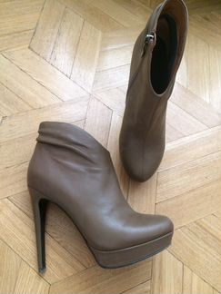 Ботильоны кожаные