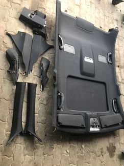 Комплект чёрный потолок BMW 7 F02 лонг