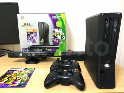 Xbox 360 +40игр(Паук Майнк.Фифа Нхл Ufc Lego)