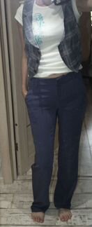 Брюки серо-синие Kira Plastinina (новые)