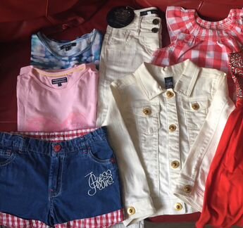Пакет летней одежды Blumarine, Guess, dkny р.98-10