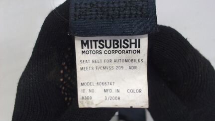 Ремень безопасности передний Mitsubishi Outlander