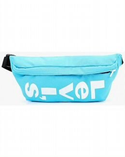 Поясная сумка Levi’s голубая / барсетка