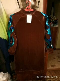 Платье зимнее