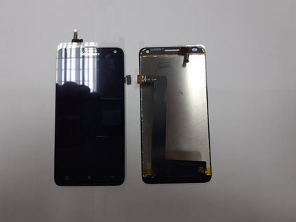 Дисплей с сенсором Lenovo S580, черный