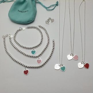 Подвески и браслеты Tiffany сердечки return to tif