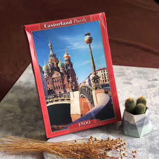 Новый пазл Castorland 1500шт Храм Спас-на-Крови