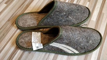 Тапочки из войлока