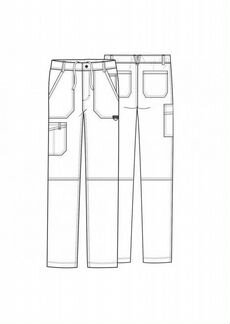 Мужская медицинская одежда - брюки