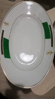 Советское овальное блюдо
