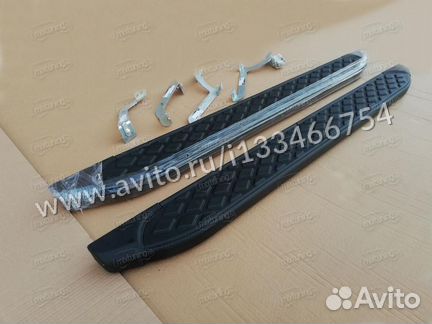 Комплект порогов Hyundai Santa Fe 2012 - 2015