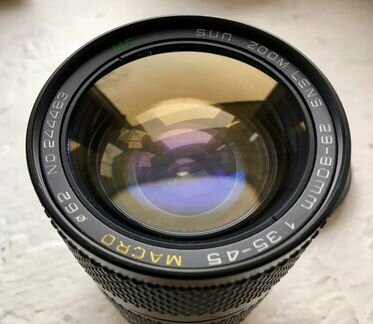 Объектив Sun 28-80 mm 3.5-4.5 MC Macro Minolta MD