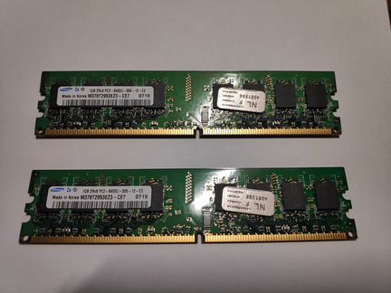 Samsung m378t2953ez3-ce7 PC2-6400U 1Gb DDR-2